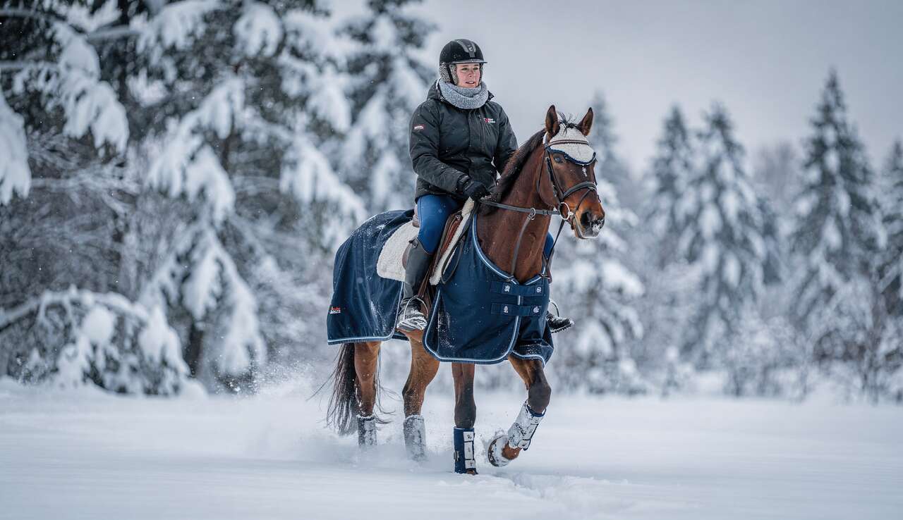 Conseils et astuces pour vivre l'hiver à cheval