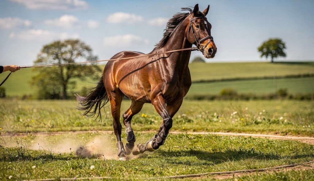 Comment équiper son cheval pour une séance de longe ?