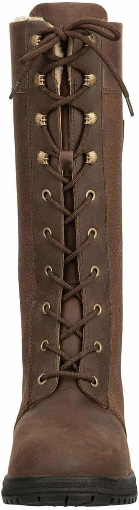 SUEDWIND FOOTWEAR Bottes d'hiver « Galway » | Bottes en cuir | Dessus en cuir robuste | Doublure | Imperméable | Bottes d'extérieur | Bottes d'extérieur | Bottes d'écurie | Équitation