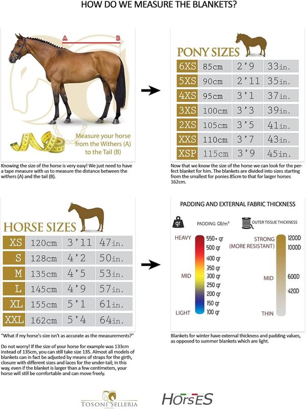 Horses, Couverture Paddock Imperméable Heroes P, pour Poney, Tissu Respirant, Garde Le Poney Couvert et Sec (Rembourrage de 200 g, 65 cm)