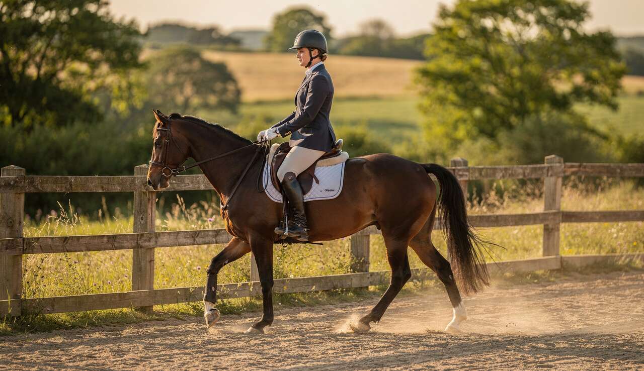 Exercice d'assouplissement latéral : perfectionnez votre cheval avec "la tête au mur
