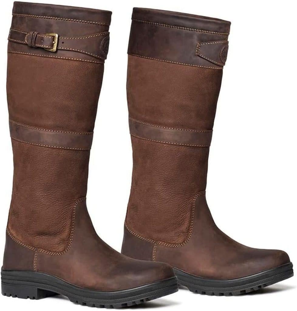 Test de la botte d'équitation Mountain Horse Cumberland marron pour femme