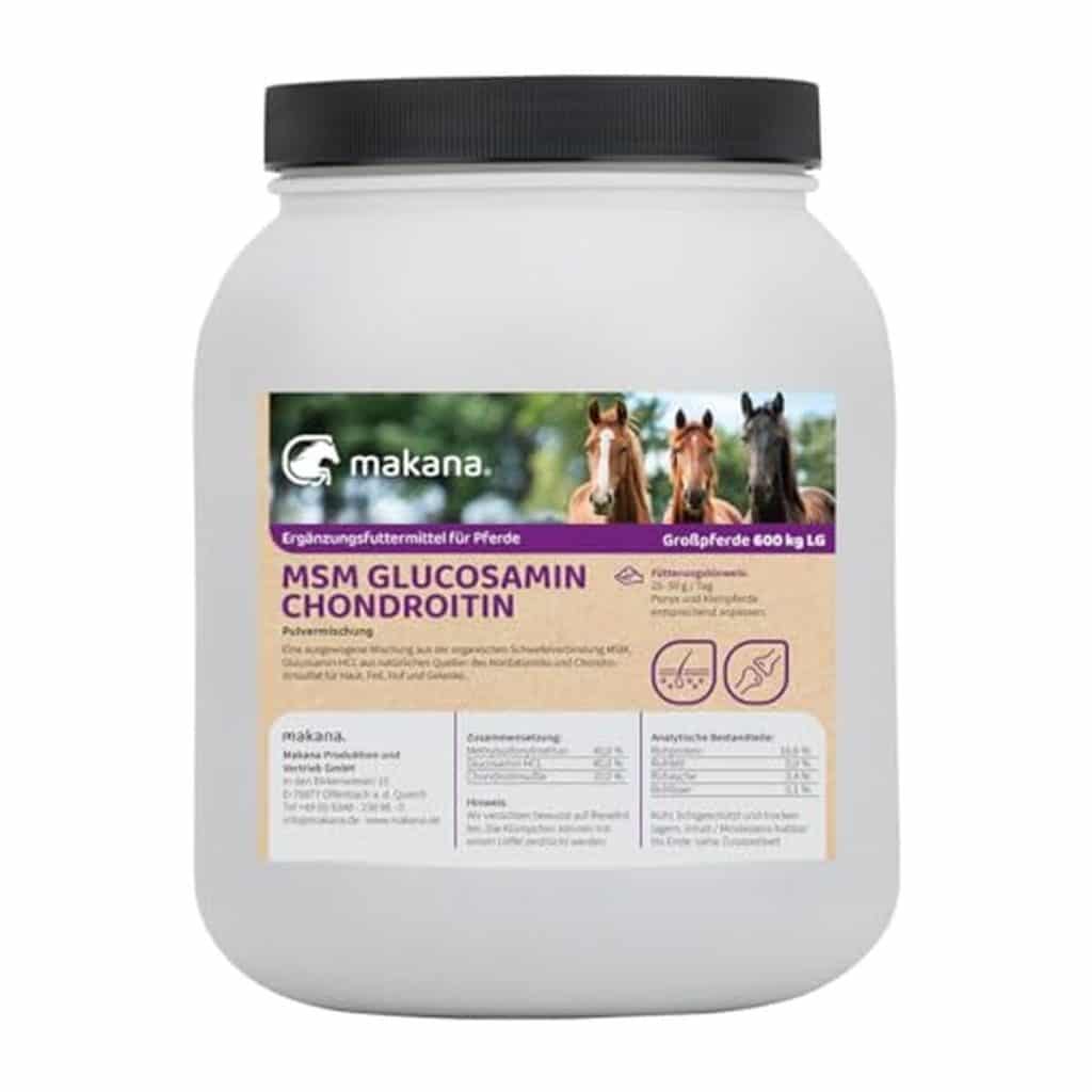Test de la poudre Makana MSM Glucosamine Chondroïtine 2 kg