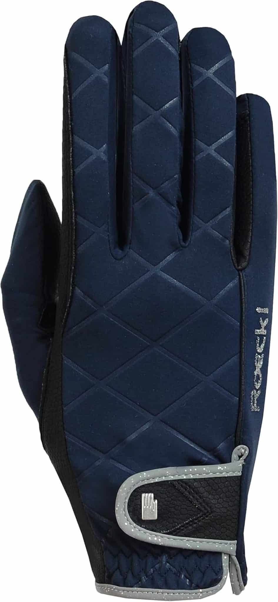 Test des gants d'équitation hiver Roeckl Sports Julia femme 8 bleu nuit