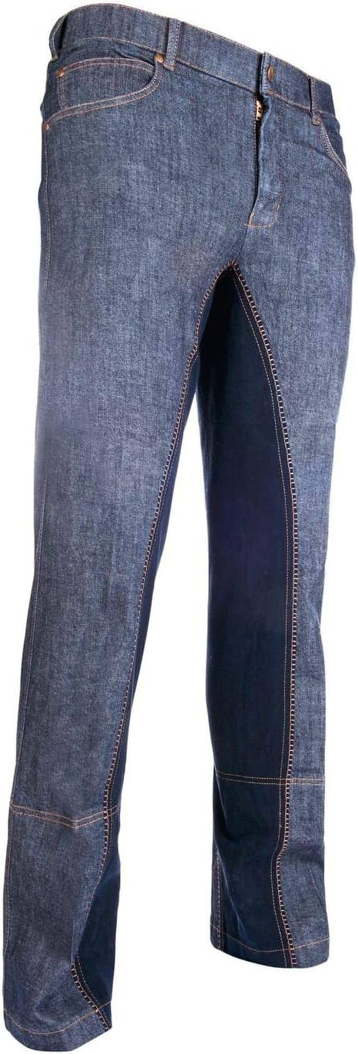 Test du pantalon d'équitation HKM Homme Texas bleu foncé taille 44