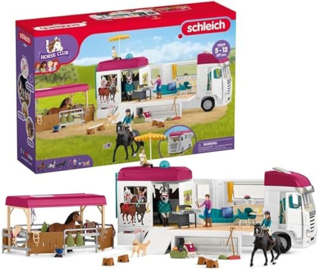 Test du transporteur de chevaux Schleich 42619 : jeu complet