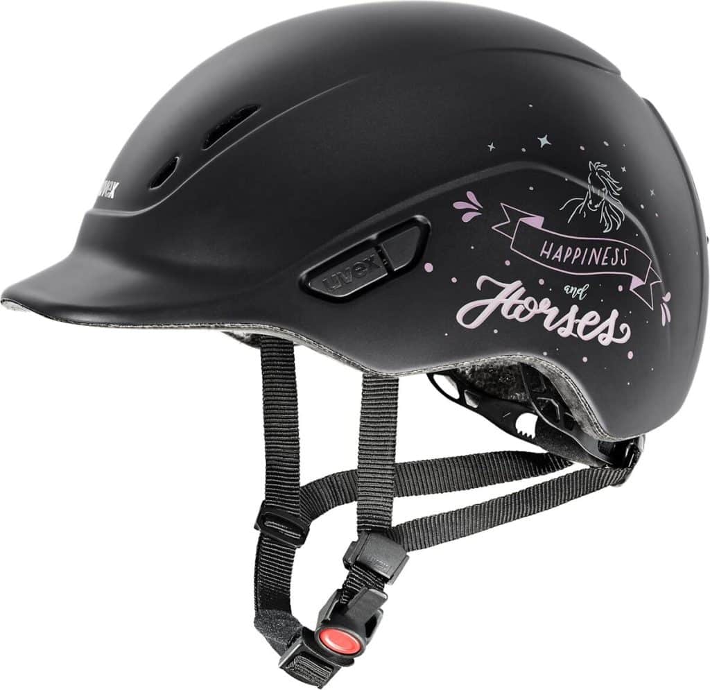 Test : uvex kidoxx, casque d'équitation enfant léger et réglable noir mat