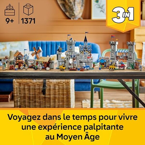 Découvrez notre test détaillé du château médiéval LEGO Creator 31168 : évaluation du design, construction et conseils d'achat pour les passionnés de LEGO.