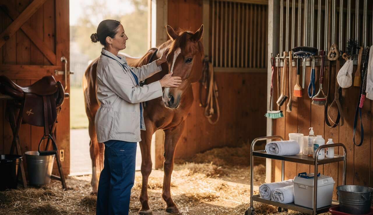 Comprendre le Tildren et les bisphosphonates chez le cheval