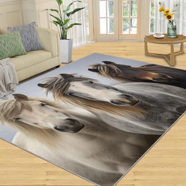 Découvrez notre test du tapis SANSJI cheval blanc : son design amusant, ses capacités antidérapantes et pourquoi il est le choix parfait pour votre intérieur.