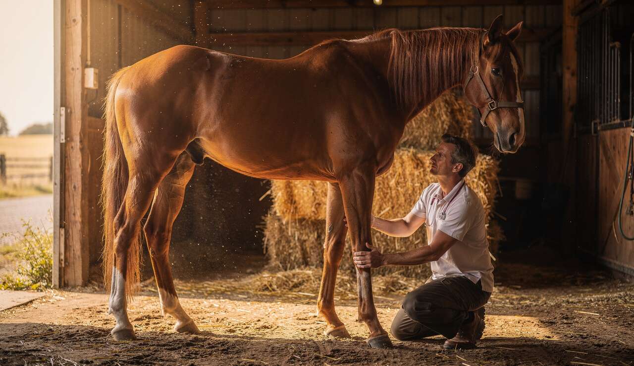 Comprendre et traiter la tendinite chez le cheval