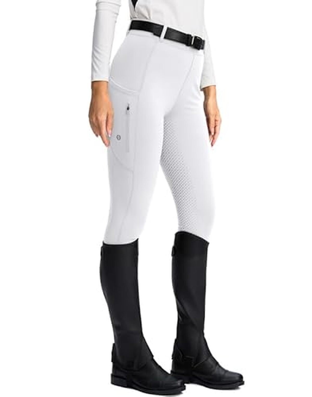 Test du pantalon d'équitation Santiny pour femme avec poches zippées taille XS
