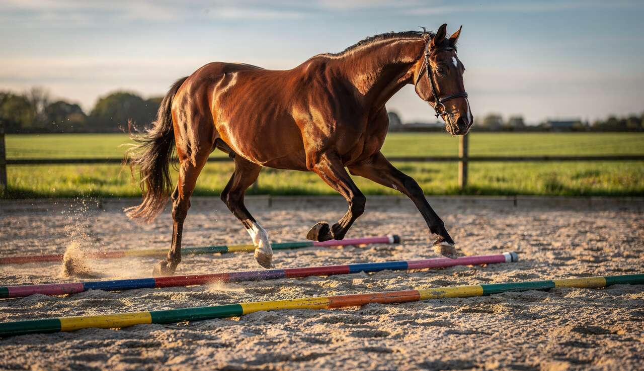 Exercices sur barres au sol pour d&eacute;velopper l'amplitude