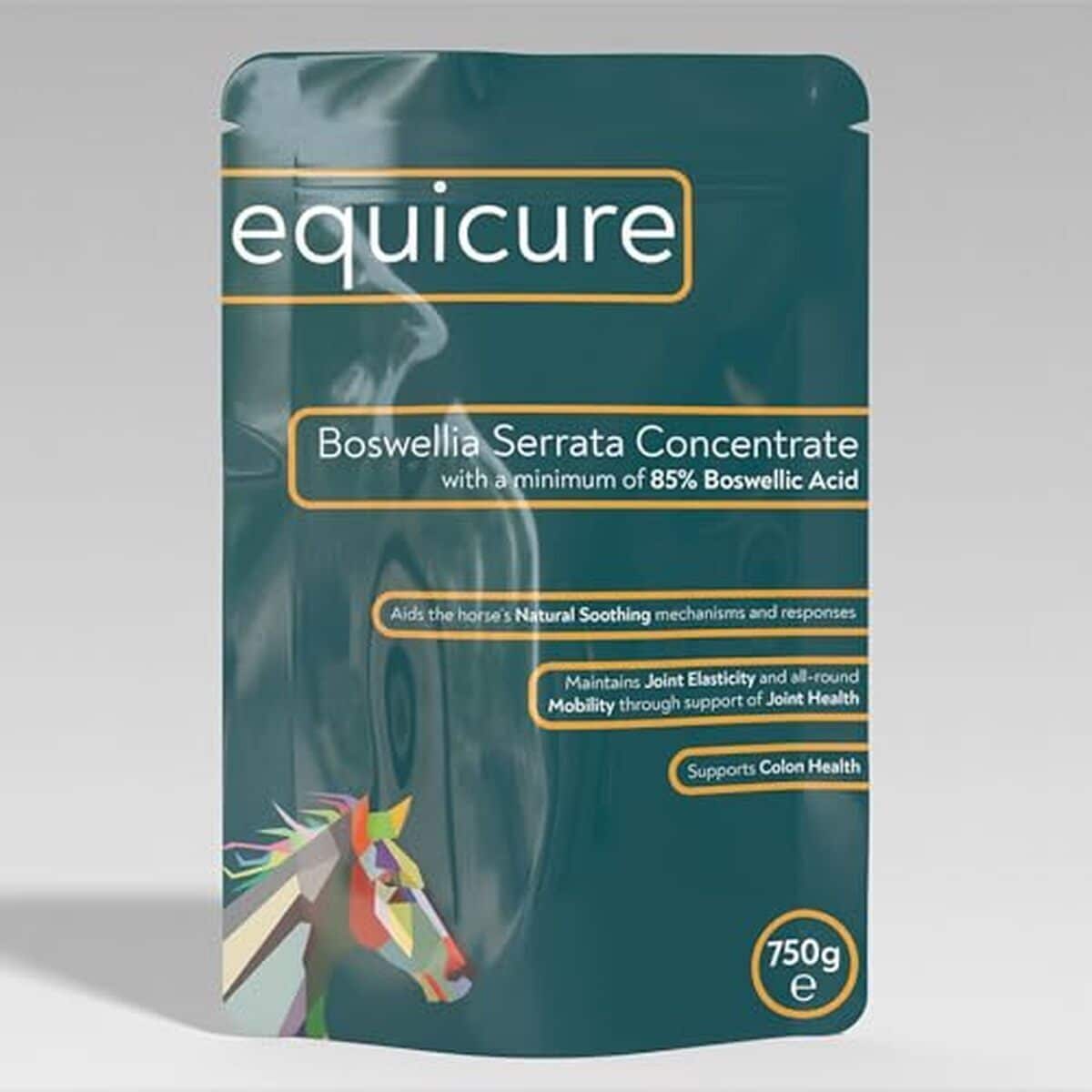 Test de la poudre Boswellia Equicure pour chevaux