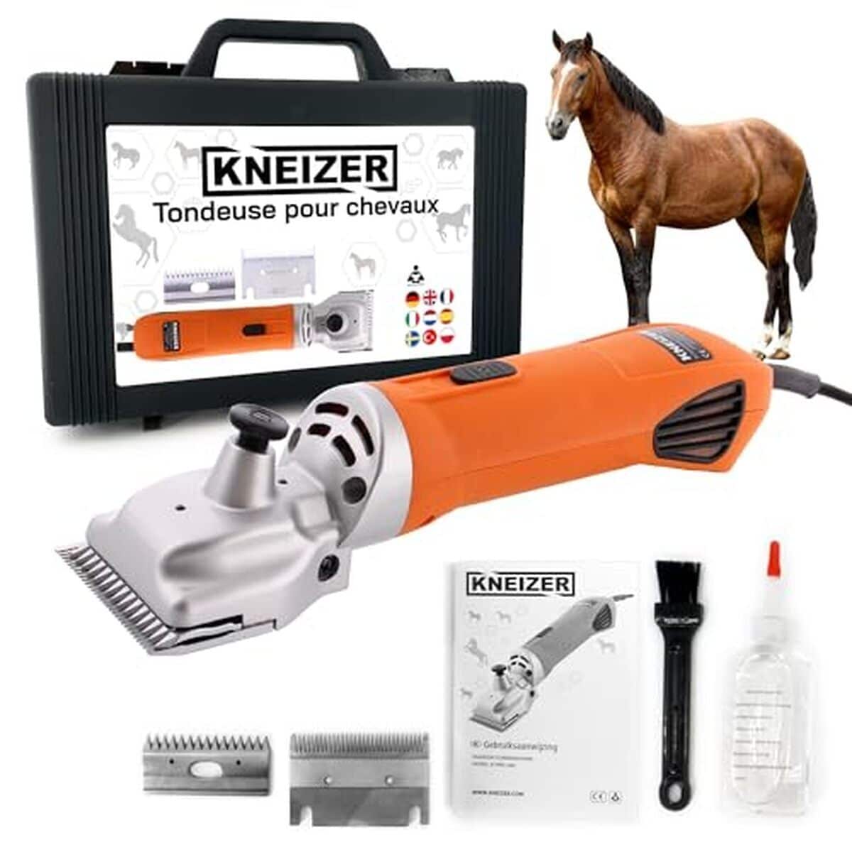 Test de la tondeuse Kneizer : silence et efficacité