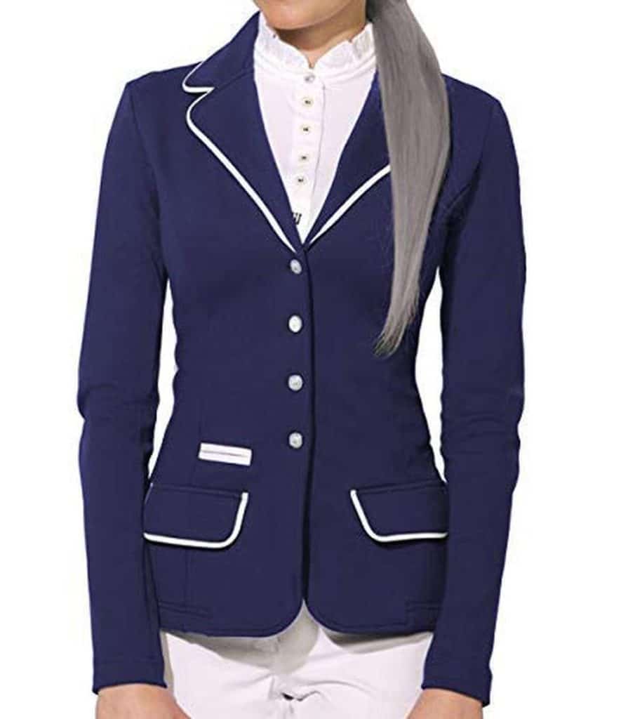 Test de la veste d'équitation Avon Equine Vests bleu marine 38