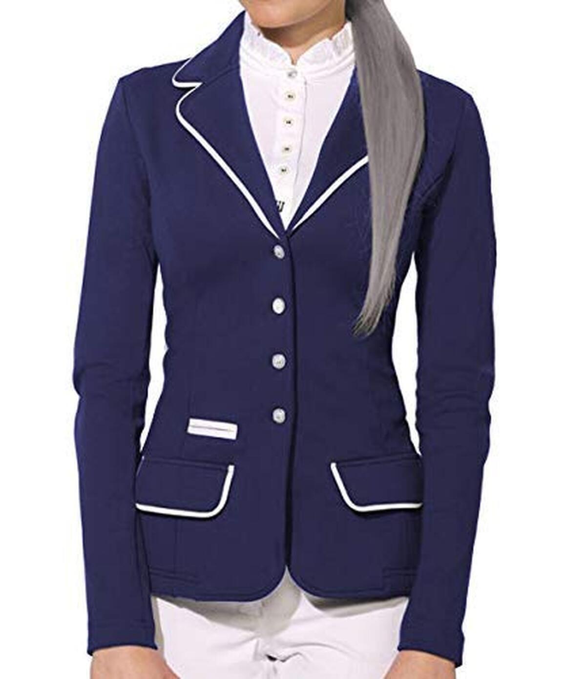 Test de la veste d'équitation Avon Equine Vests bleu marine 38
