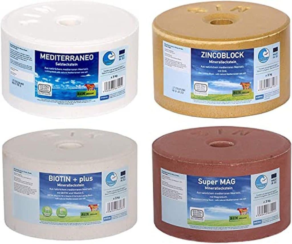 Test : set de sel à lécher imima Mineral pour chevaux et chèvres