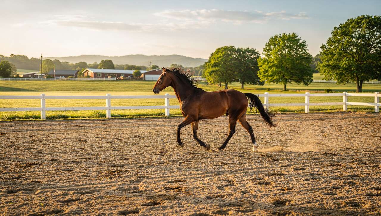 Exercices d'assouplissement pour chevaux