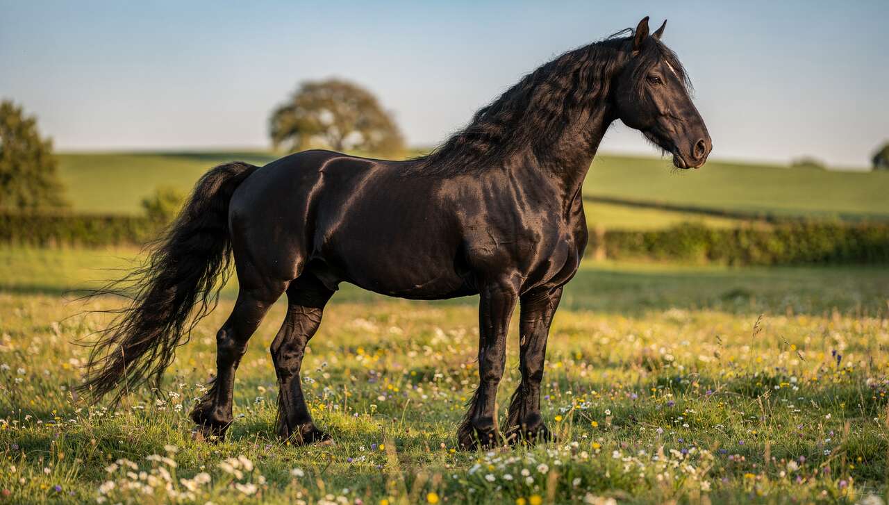 Introduction au cheval frison : la perle noire