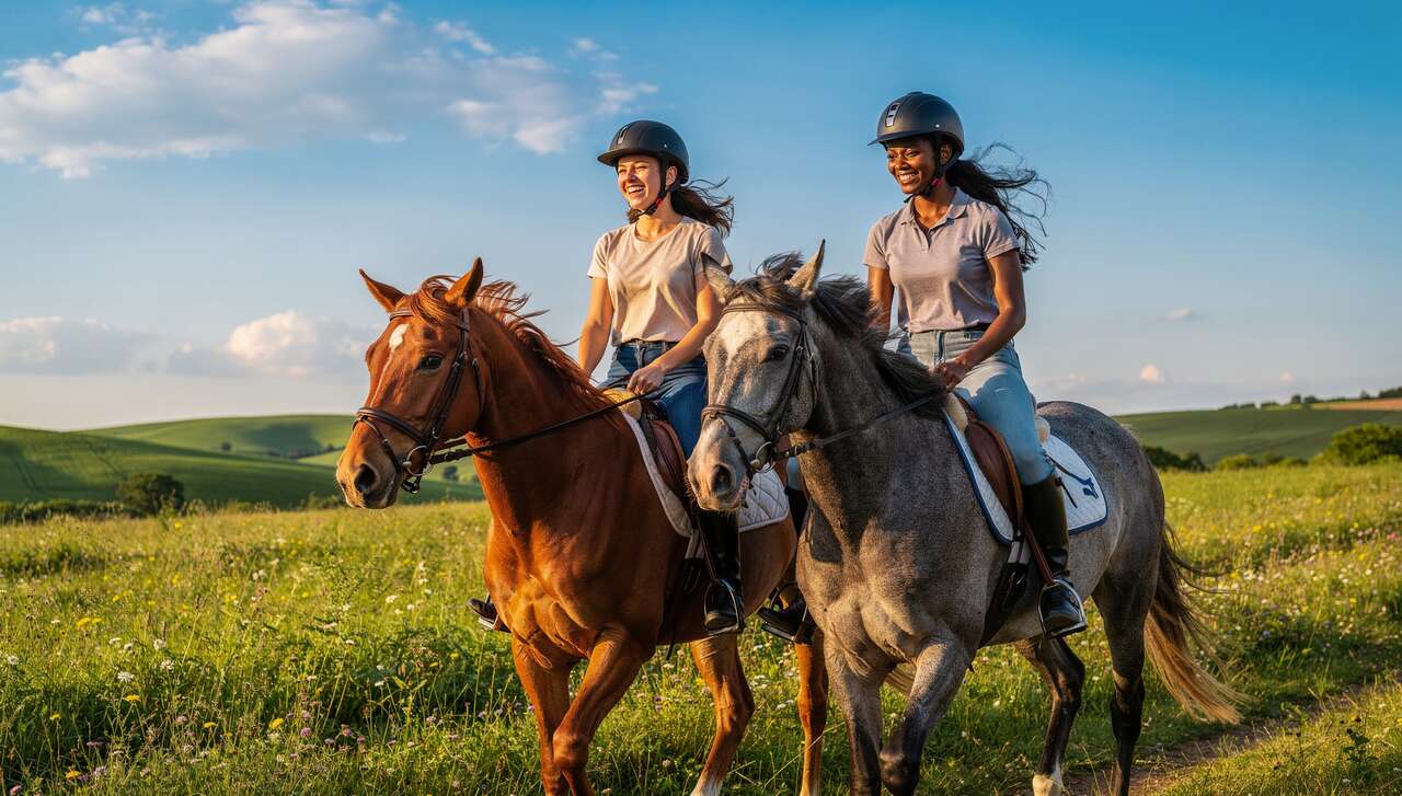 Une passion commune pour l'&eacute;quitation
