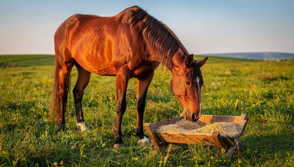 Taux d'amidon dans l'alimentation des chevaux : guide essentiel