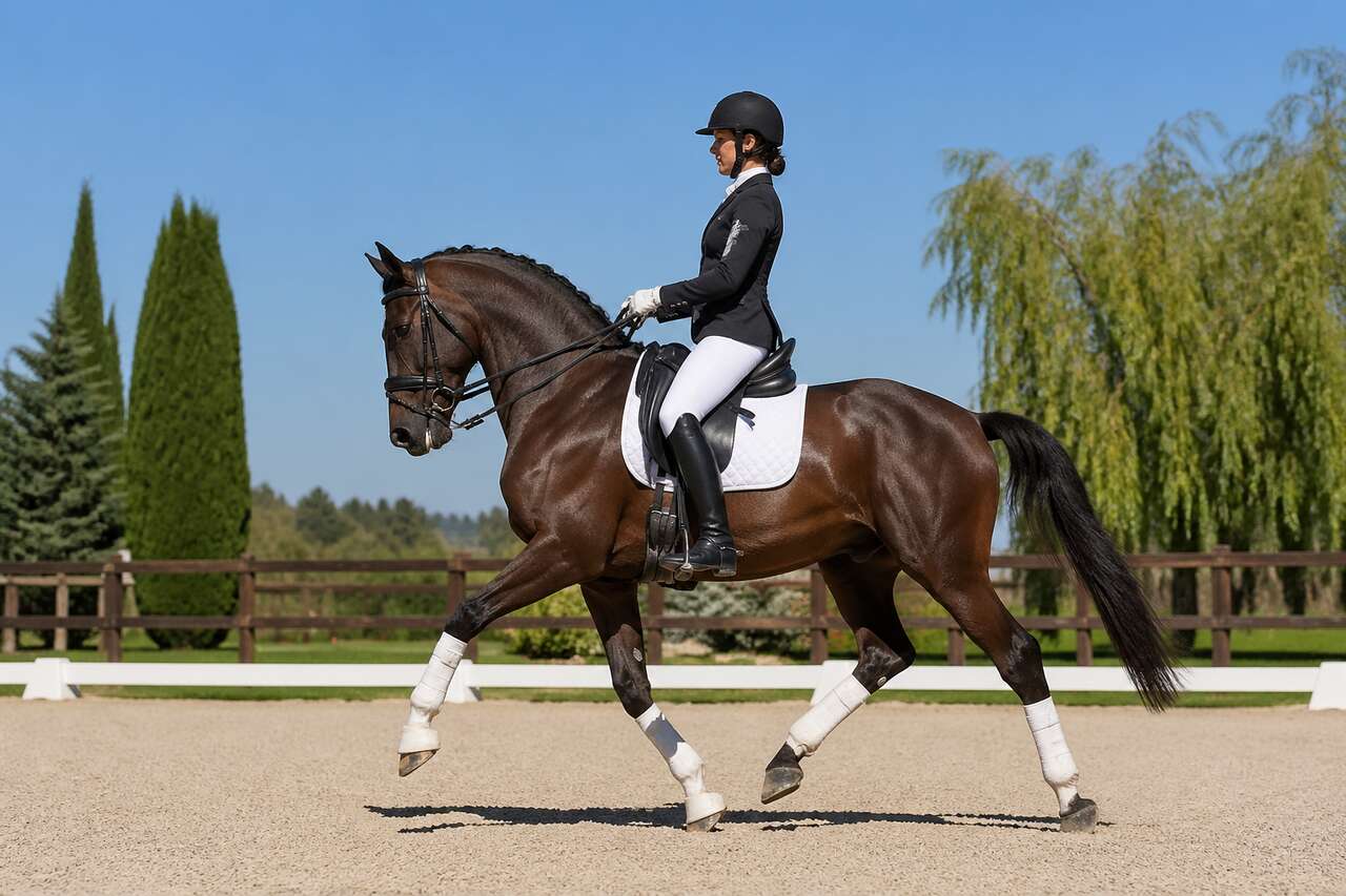 Position du cavalier : r&ocirc;le et ajustements