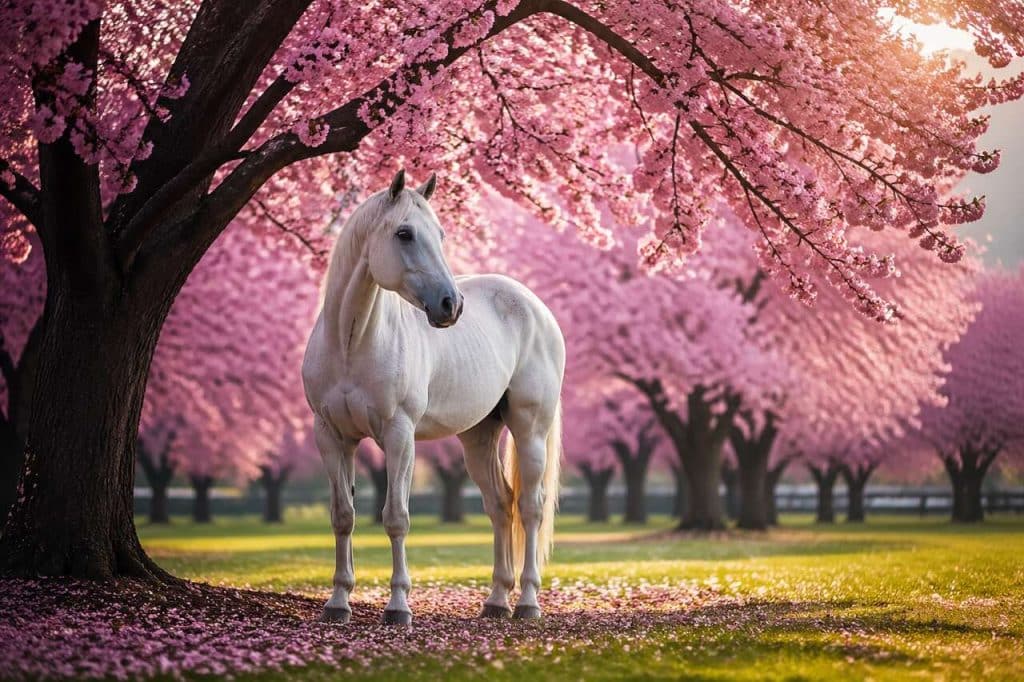 Album jeunesse : le Cheval sous le Cerisier