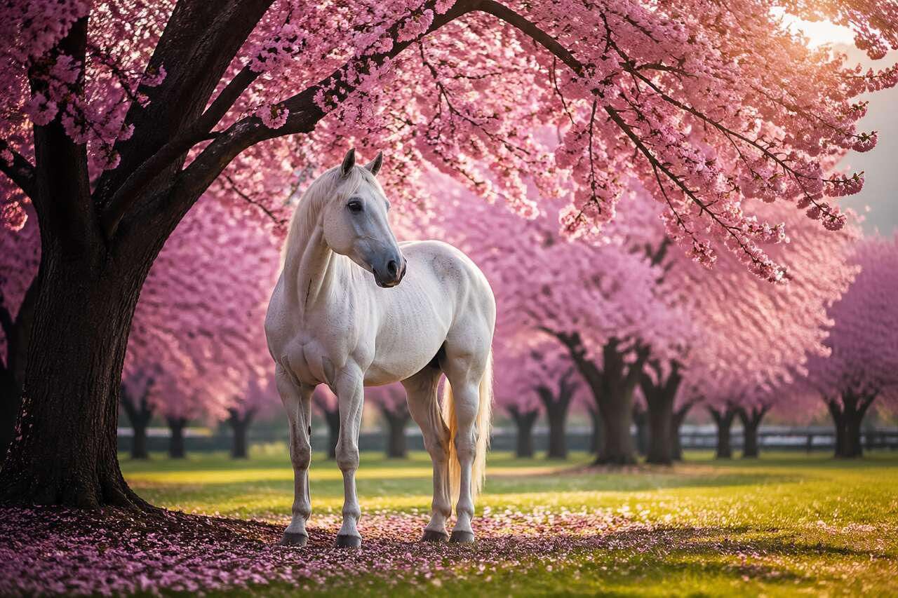 Album jeunesse : le Cheval sous le Cerisier
