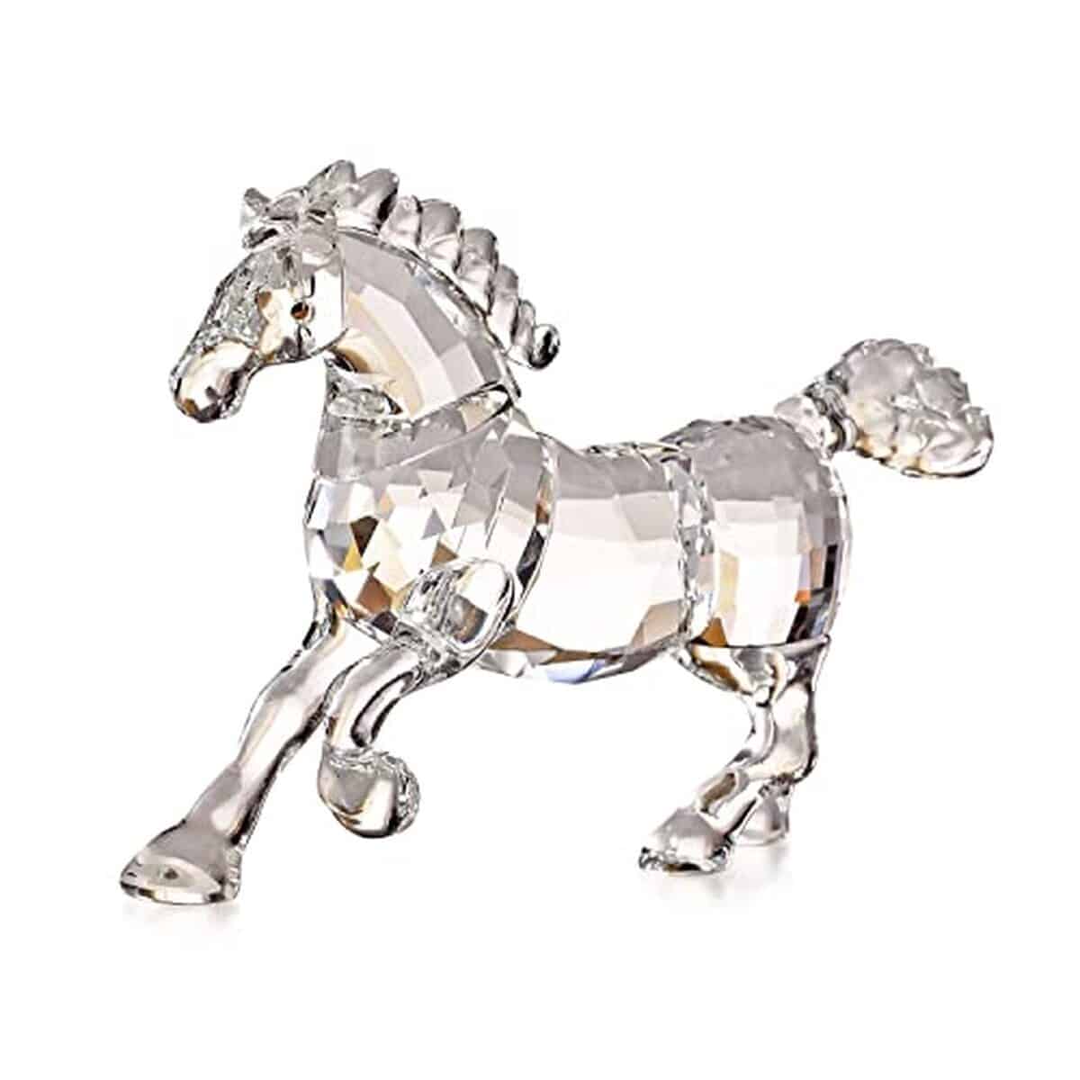 Avis sur la statuette de cheval en cristal blanc