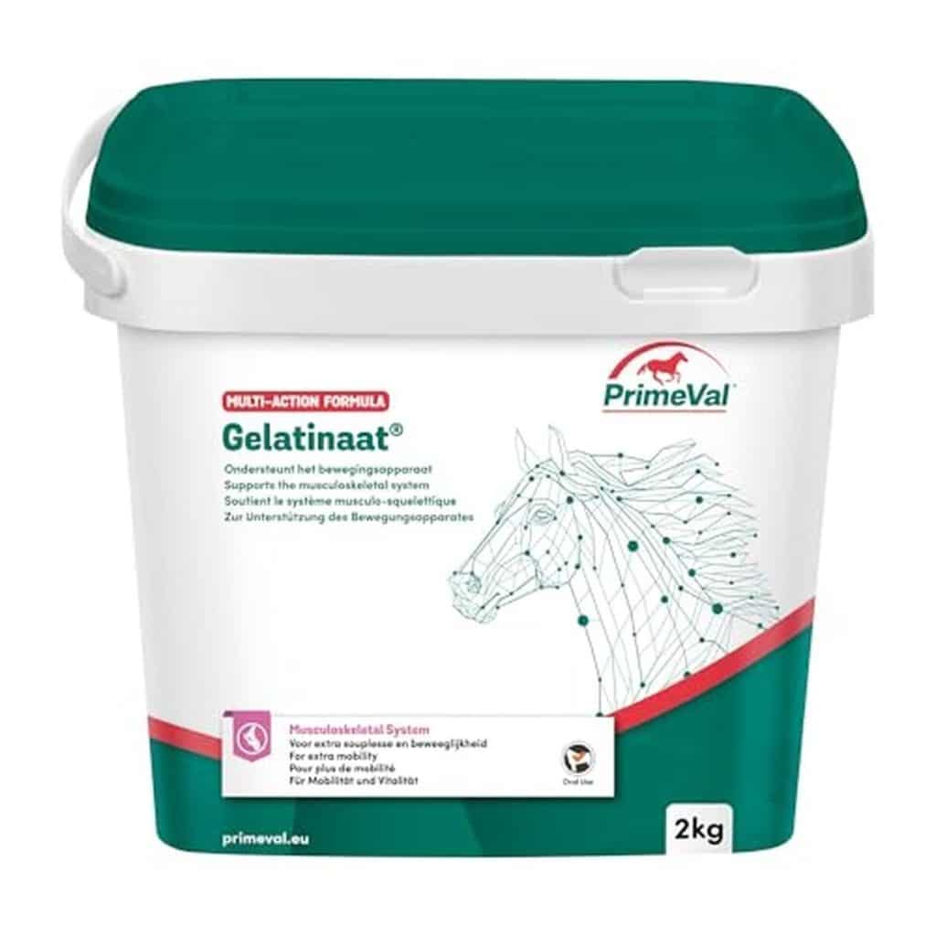 Test de la poudre Primeval Gelatinaat : amélioration de la souplesse articulaire des chevaux