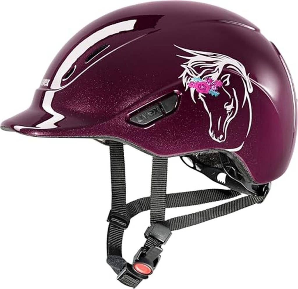 Test du casque d'équitation uvex kidoxx : léger et réglable pour enfants