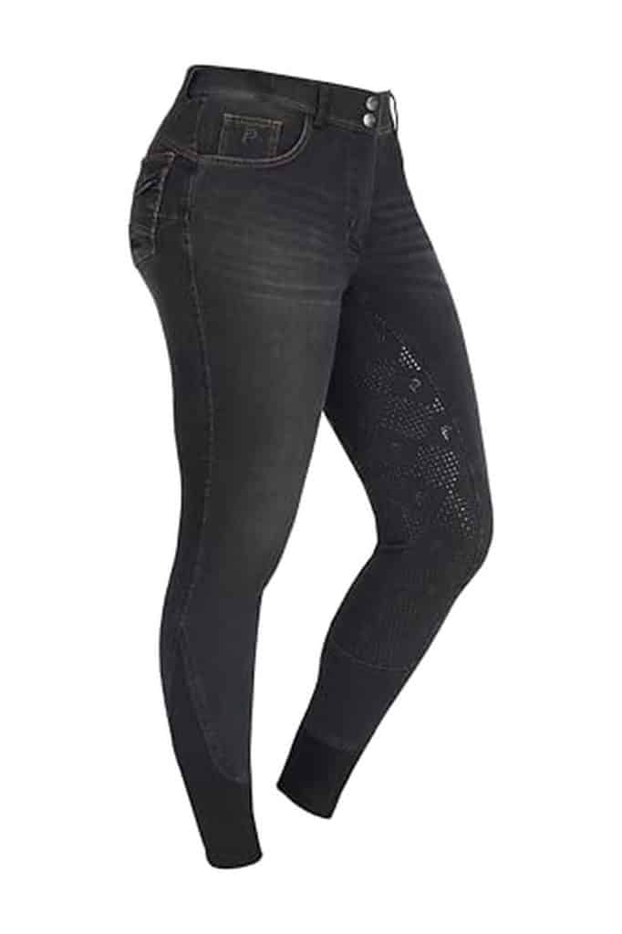 Test : pantalon d'équitation Preto en denim grip silicone