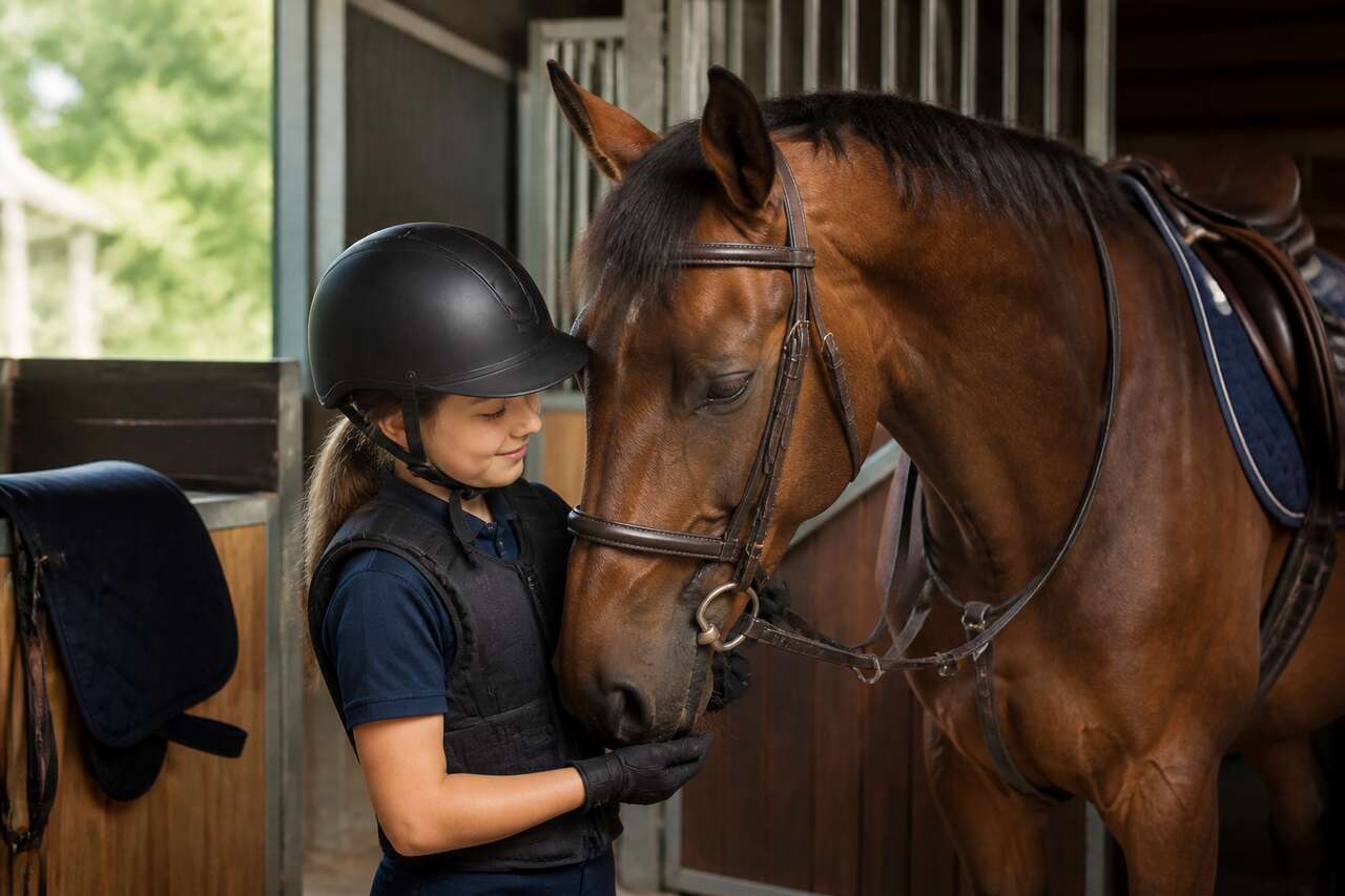 Facilitation de l'apprentissage pour les d&eacute;butants en &eacute;quitation