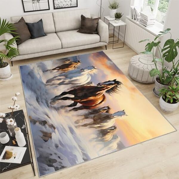 Découvrez notre avis détaillé sur le tapis cheval au galop 240x300 cm : antidérapant, lavable et idéal pour un environnement sécurisé.