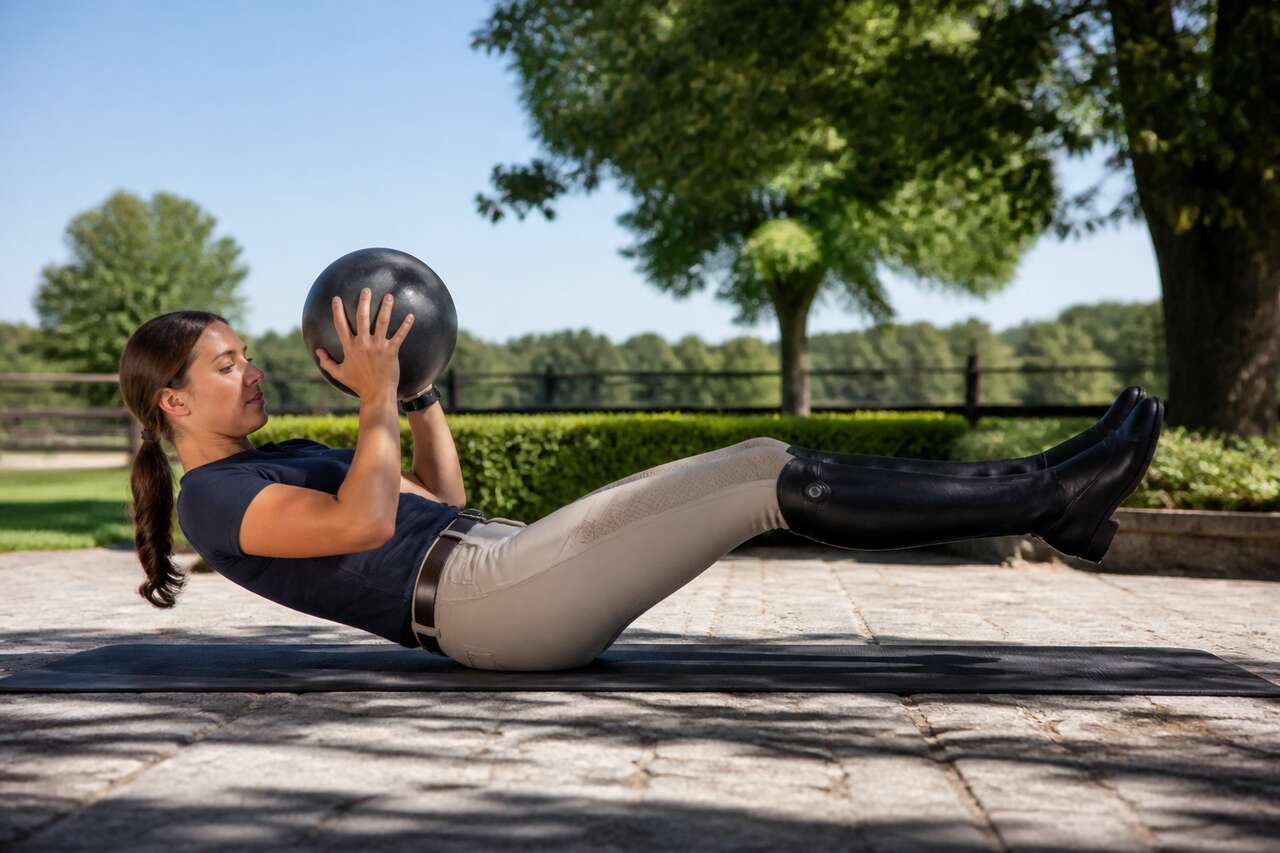 Muscles du cavalier : importance du gainage pour l'équitation