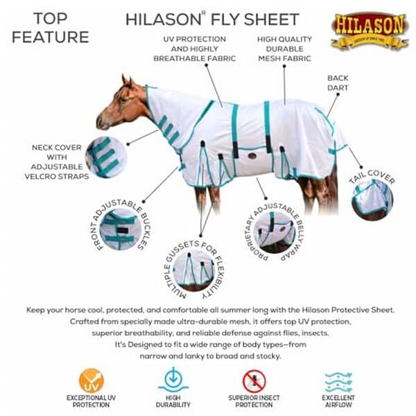 Découvrez les avantages de la moustiquaire Hilason pour chevaux : une protection efficace contre les rayons UV et les insectes. Guide d'achat complet et conseils d'utilisation.