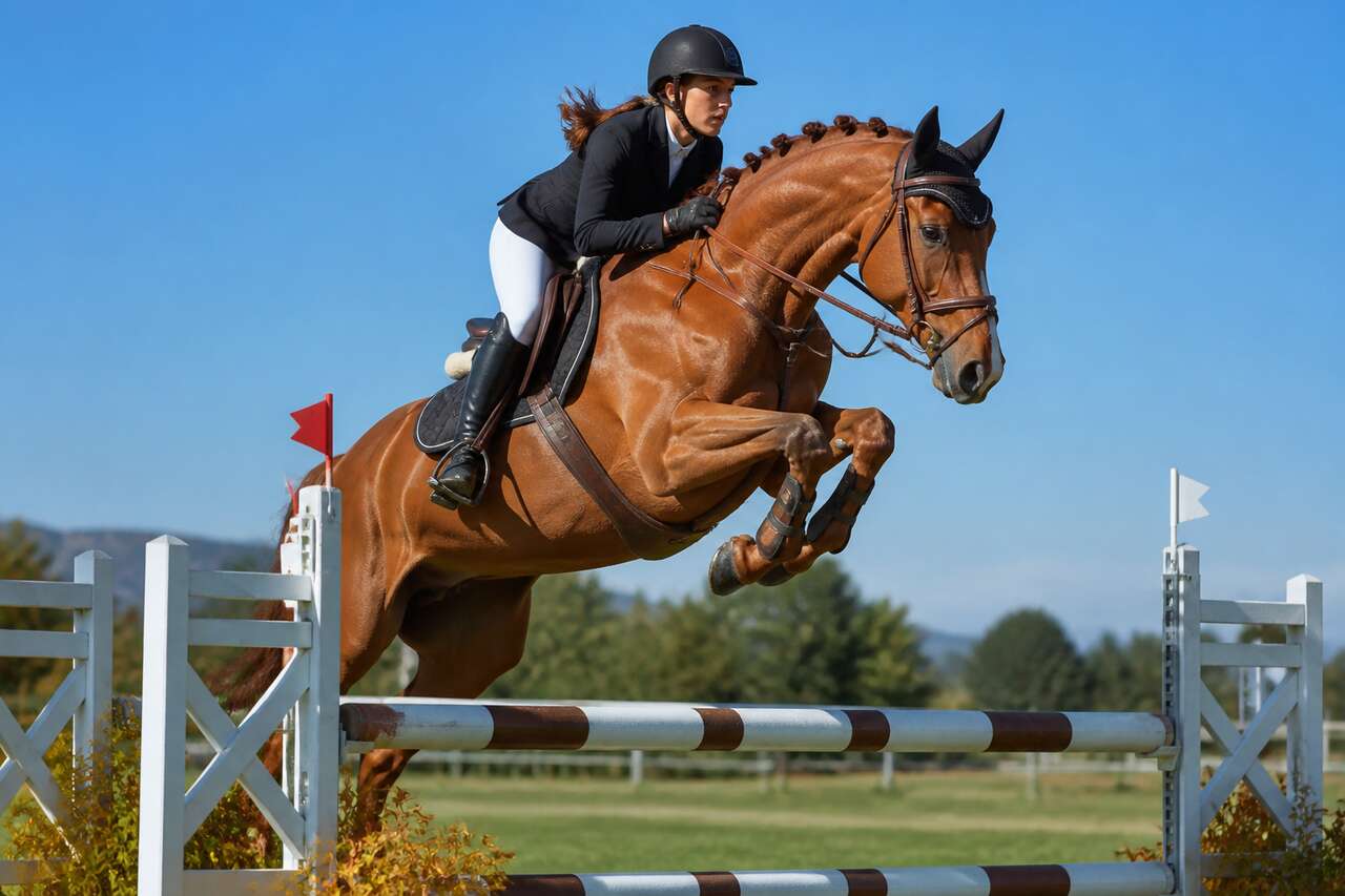 Comment améliorer sa position à l'obstacle en équitation ?