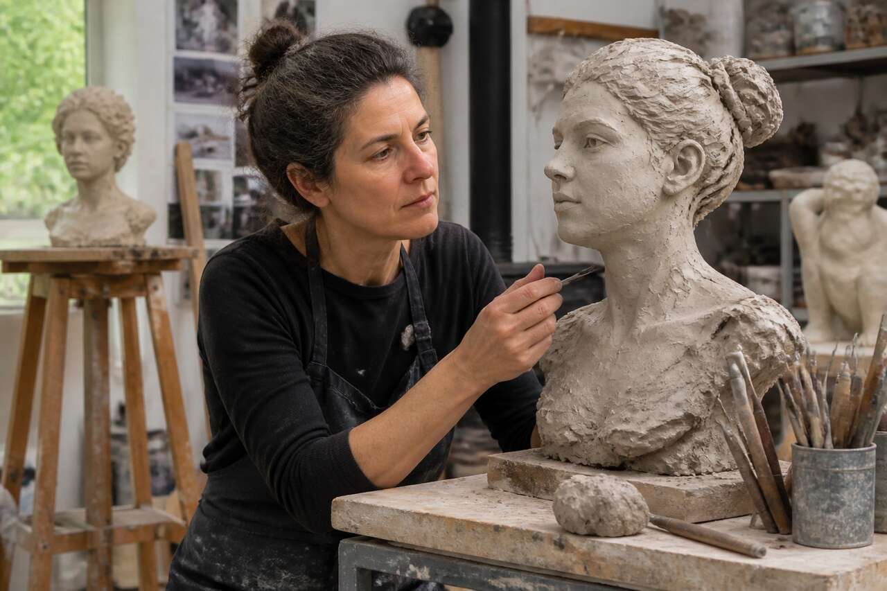 Portrait de sa&ocirc;ne de stalh : une artiste autodidacte