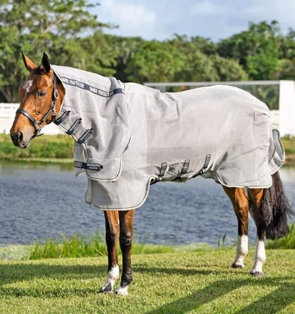 Essai : protège-mouches horseware ireland rambo 78 cm