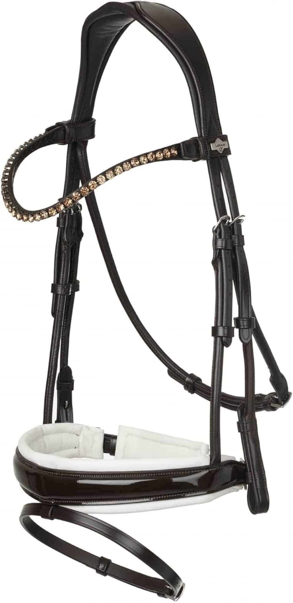 Test de la bride de dressage marron LeMieux Kudos