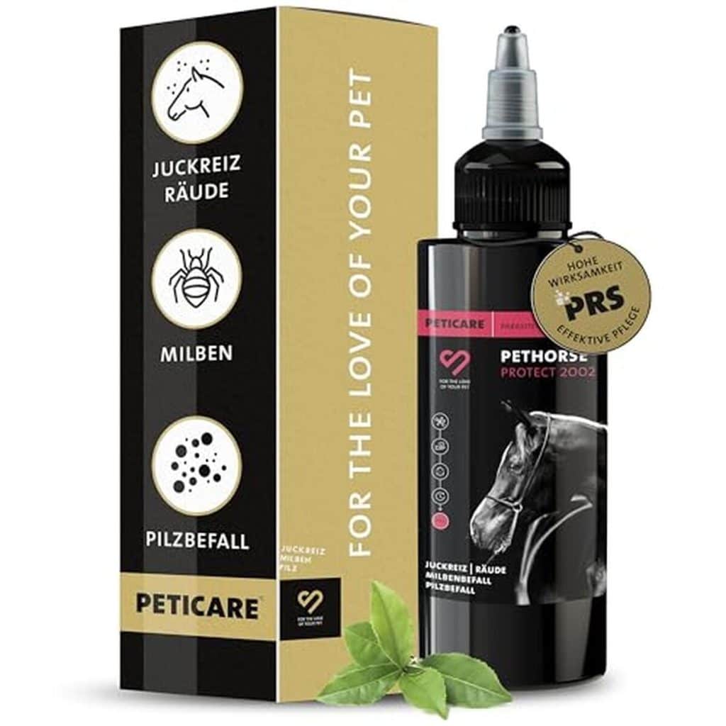 Test de la lotion antiparasitaire Peticare pour chevaux : le soulagement PRS®