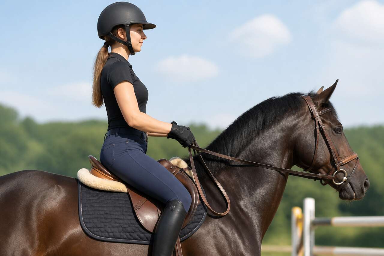 Comment plier les coudes à cheval ?