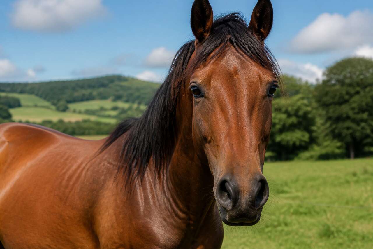 Champ de vision du cheval