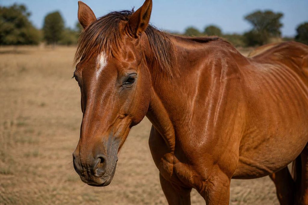 Déshydratation du cheval : signes et solutions