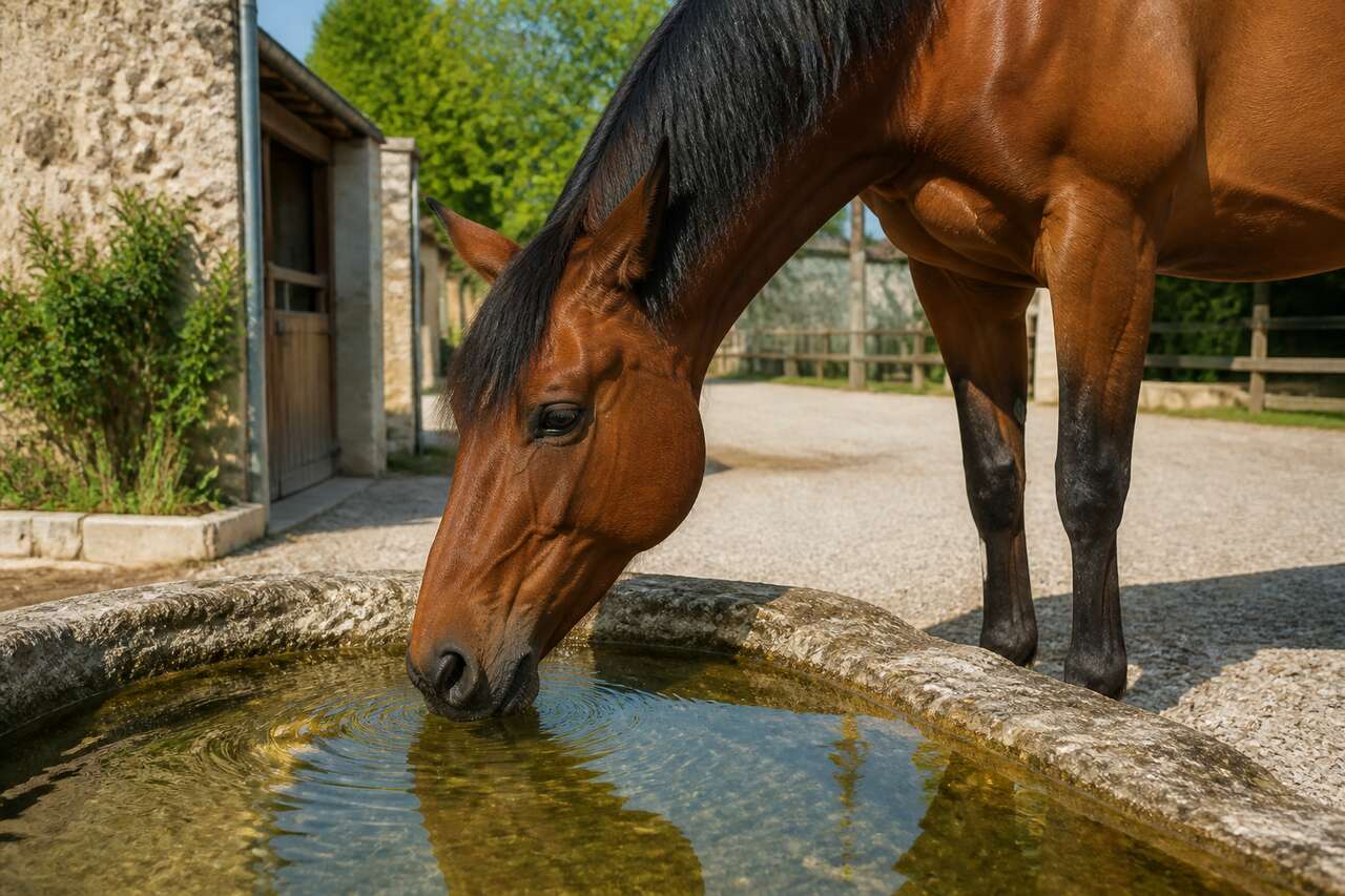 Comment r&eacute;hydrater un cheval: protocole pratique selon le niveau