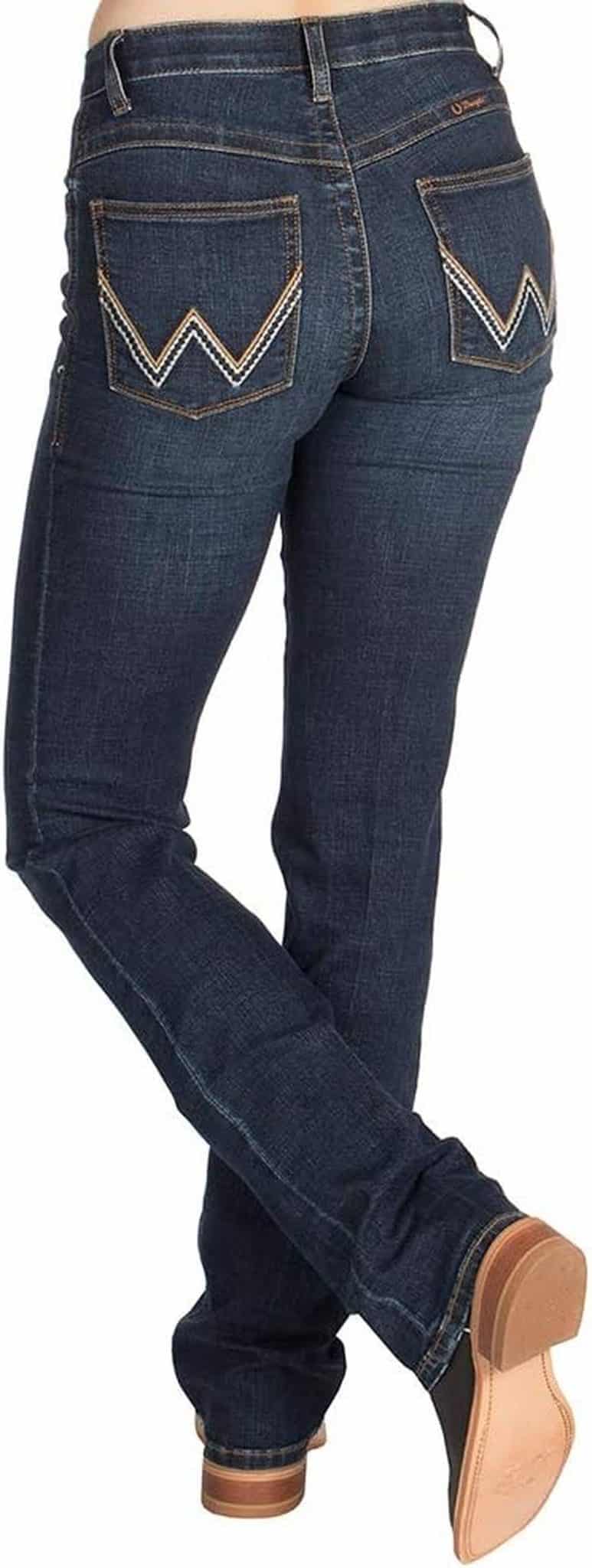 Avis sur le jean d'équitation Wrangler blue willow pour femme
