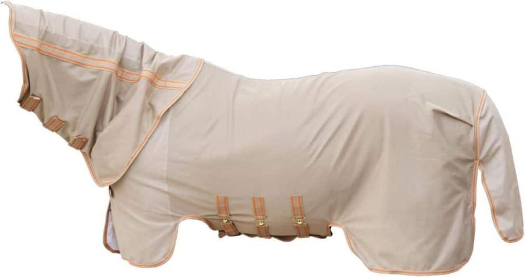Test : chemise anti-mouches comfort beige/orange
