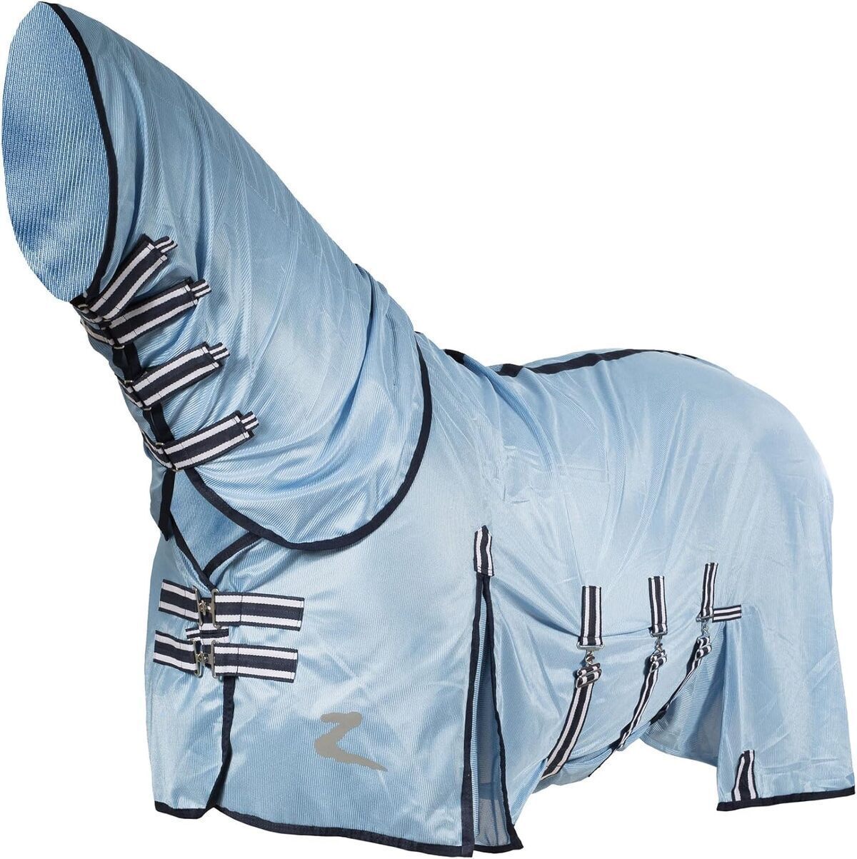 Test : couverture anti-mouches légère HORZE Freja Combo 155 bleu