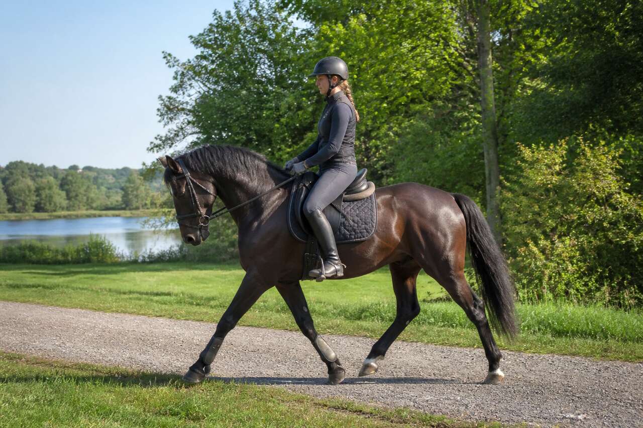 D&eacute;tente et cadence : la base pour un trot assis confortable